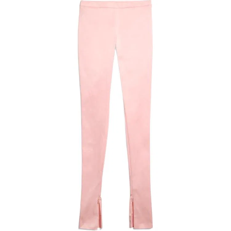 Брюки повседневные GUCCI Casual Pants, расклешенный крой, розовый — фото 3