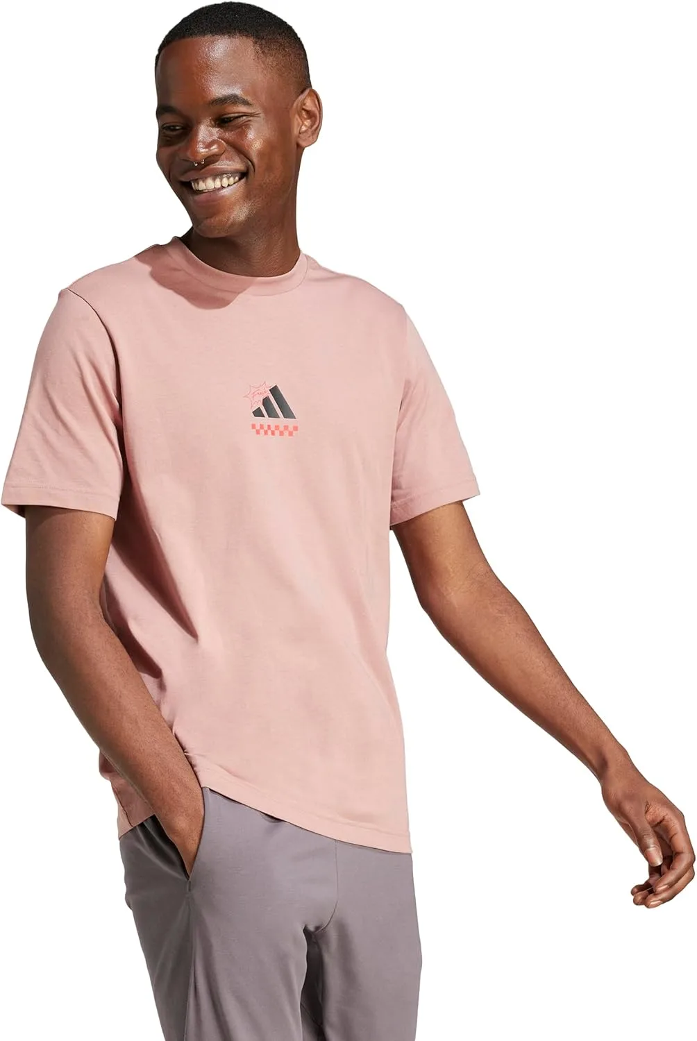Футболка Lounge Pizza Sportswear для мужчин adidas — фото 2