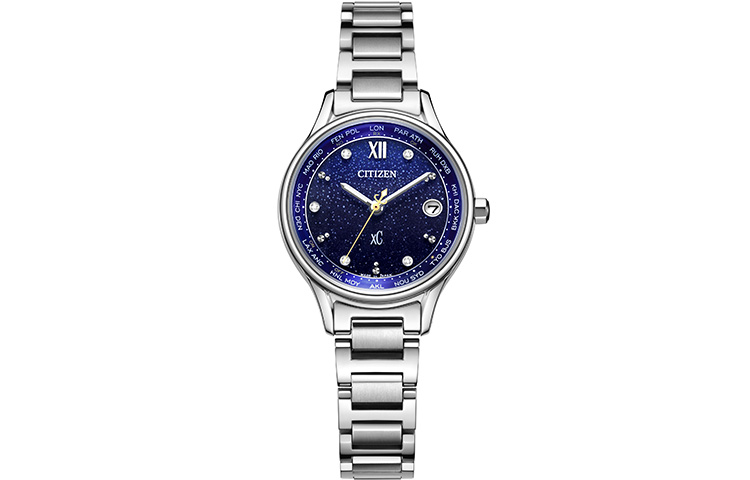 

CITIZEN Часы Solar Quartz Movement Titanium Strap Watch Women's Watch Blue Dial EC1160-62L, Blue Dial
