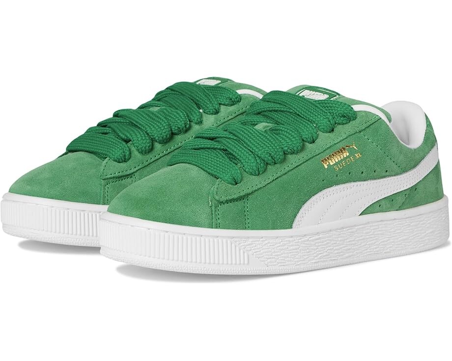 

Кроссовки PUMA Kids Suede XL, цвет Archive Green/Puma White