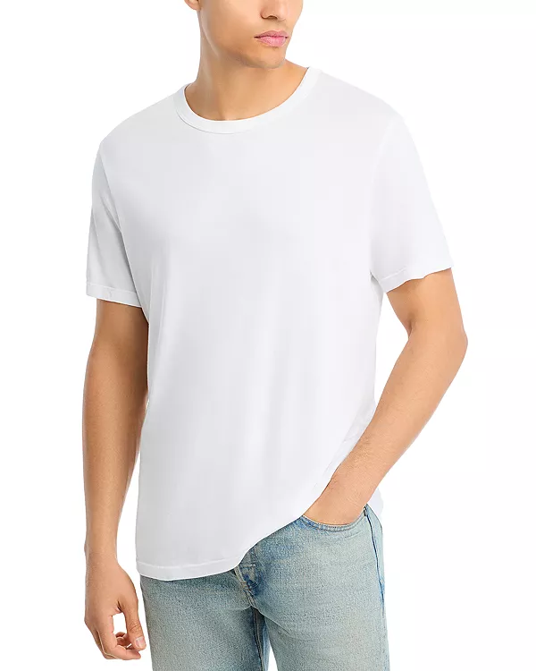 

Однотонная футболка с круглым вырезом от Signature Marine Layer, белый