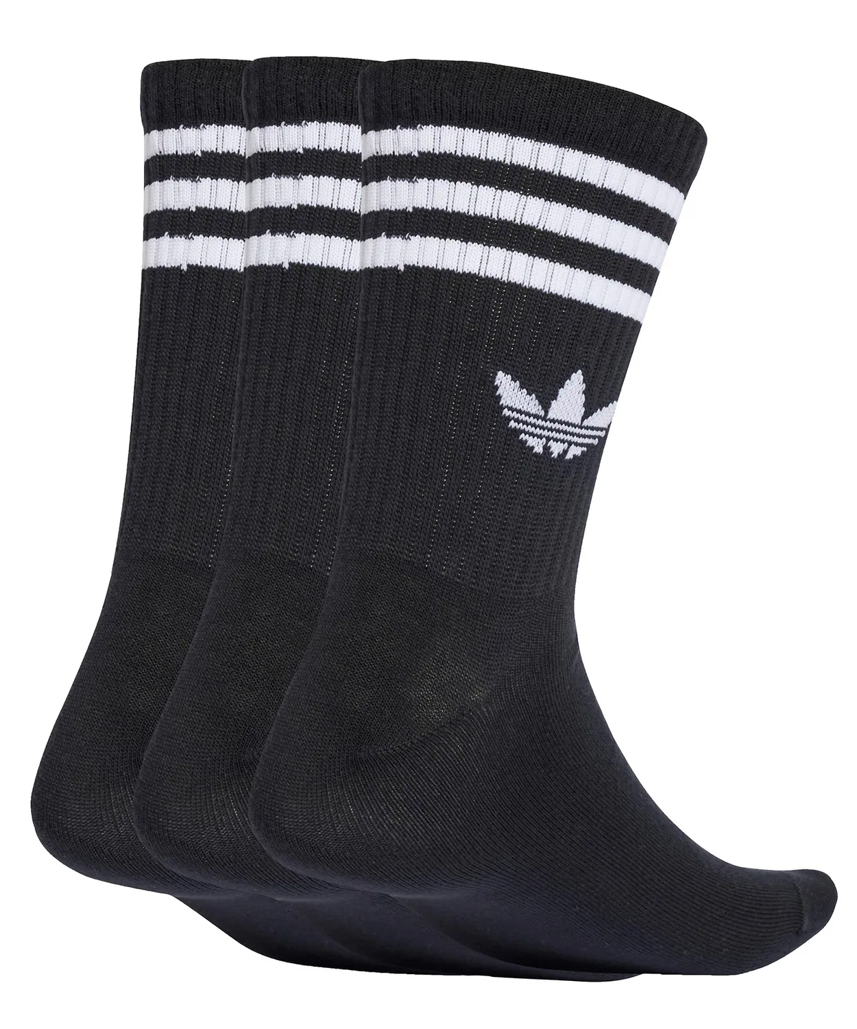 Носки 3 пары Adidas 3S Crew S 3P, черный — фото 2