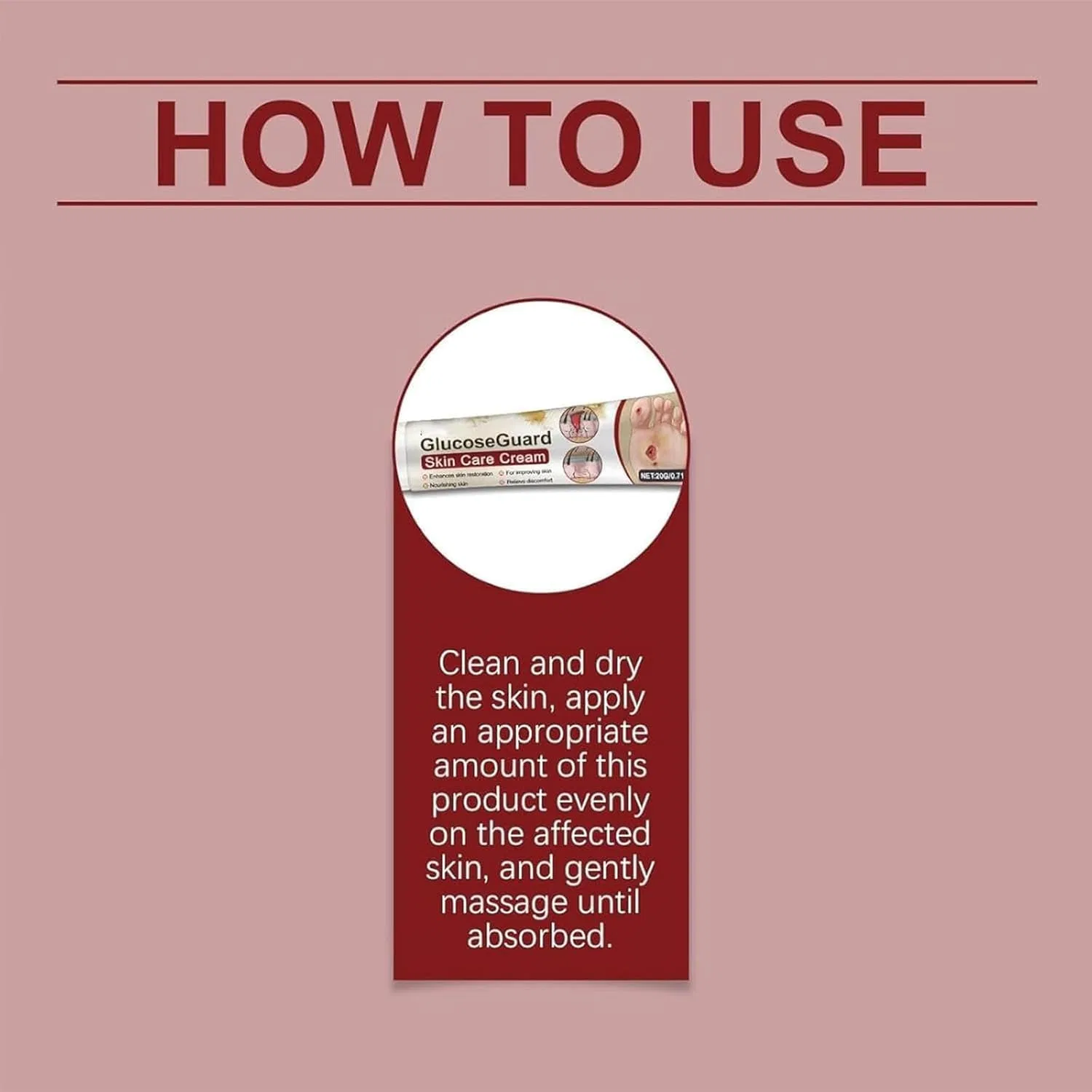 Крем для ног Attdx Glucoseguard Skin Rescue Cream (3 штуки) Kieyiqe, 3 Pieces. — фото 3