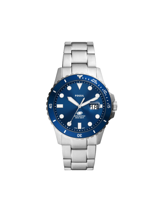 

Часы Blue FS6029 Fossil, серебряный