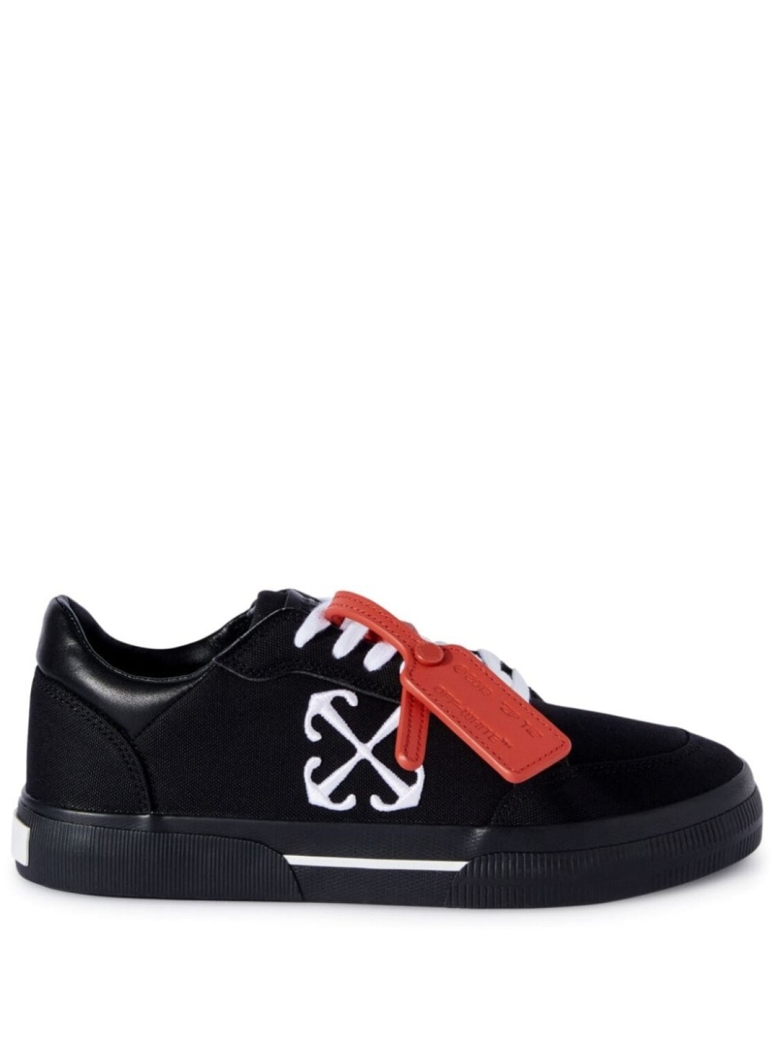 

Off-White кеды New Low Vulcanized, черный