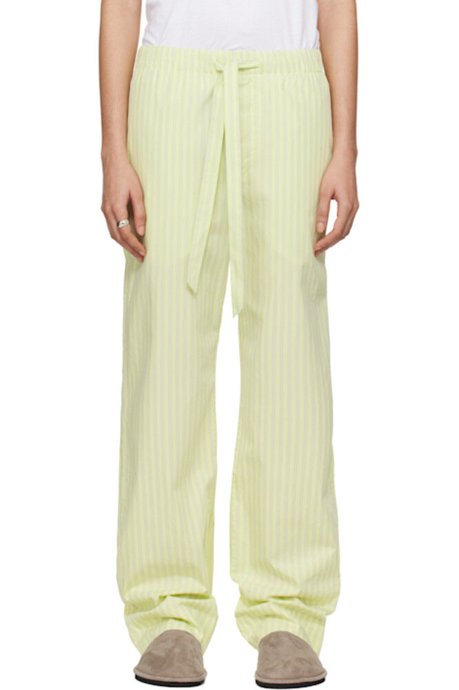 

Пижамные штаны из хлопкового поплина AURALEE Edition Green от SSENSE Exclusive Tekla