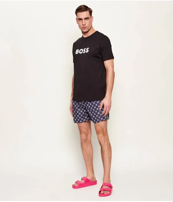 Футболка relaxed fit Boss, черный — фото 2