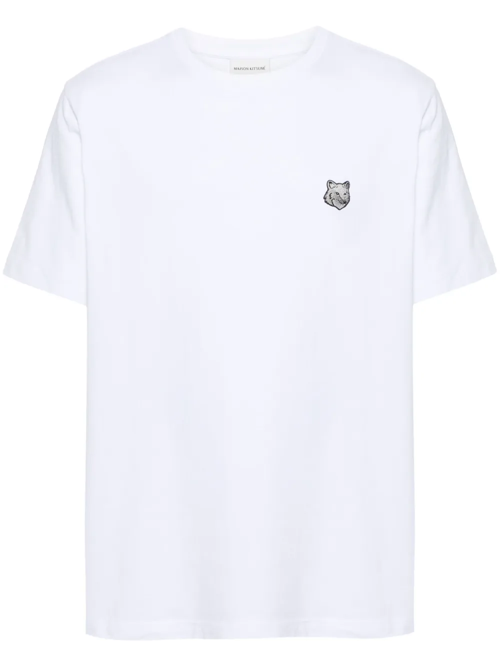 

Футболка с нашивкой Fox Maison Kitsuné, белый