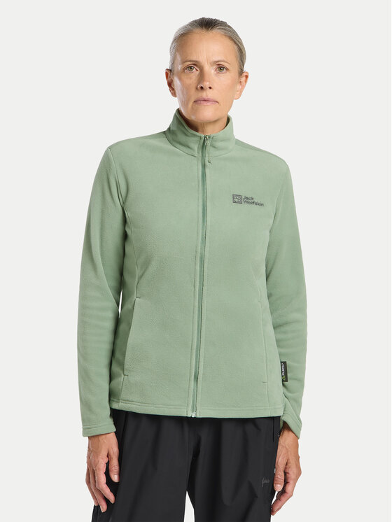 

Флисовая куртка стандартный крой Taunus Fz 1711391 Jack Wolfskin, зеленый