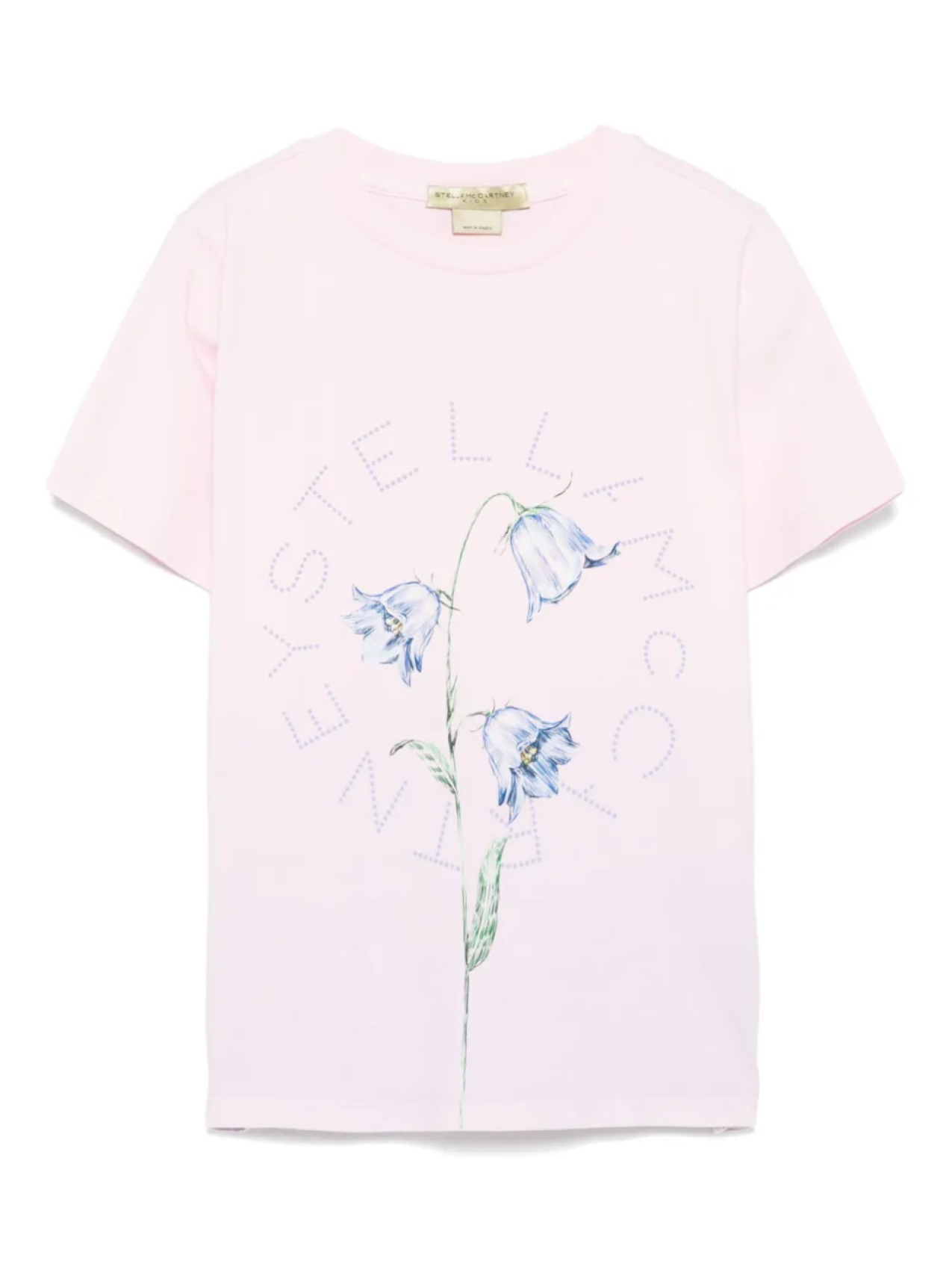 

Футболка Stella McCartney Kids с цветочным принтом, розовый