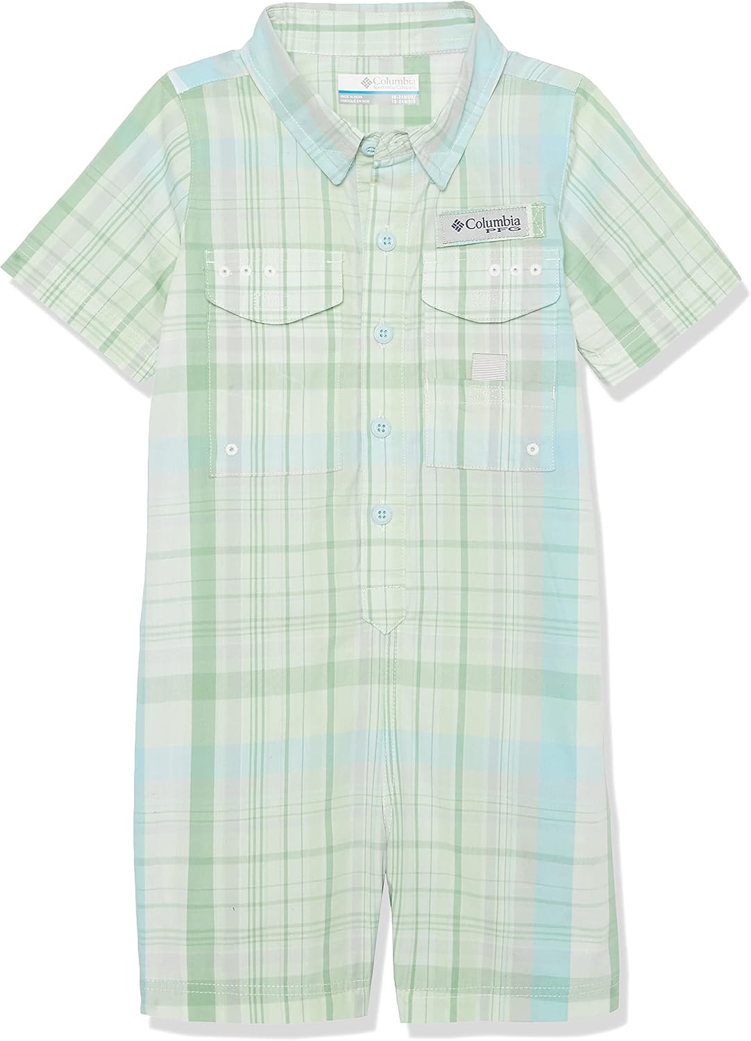 

Columbia Unisex Baby Bonehead RomperHiking Shirt, Key West Madras