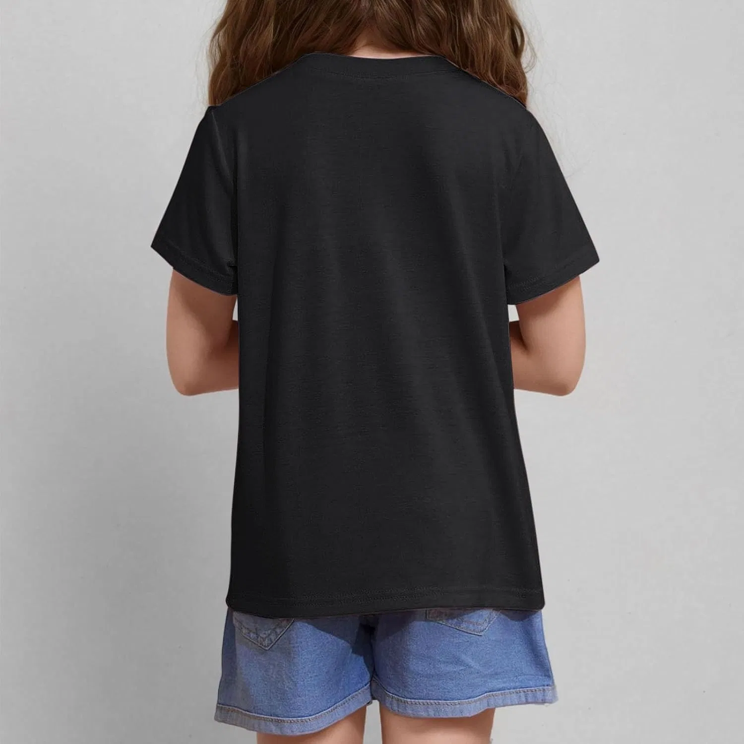 Футболка для девочек Cotton Cute Graphic Tees Zzalalana, Black — фото 3