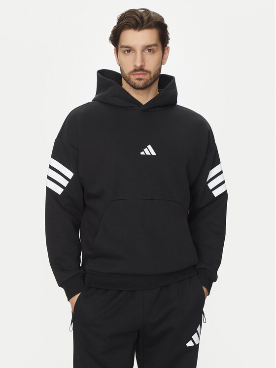 

Толстовка обычного кроя Future Icons 3-Stripes JD4838 Adidas, черный