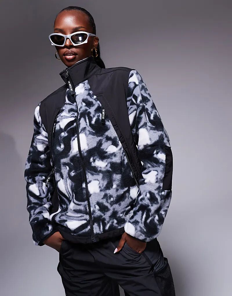 

Куртка Polar Sun из плотного флиса с принтом серого цвета The North Face