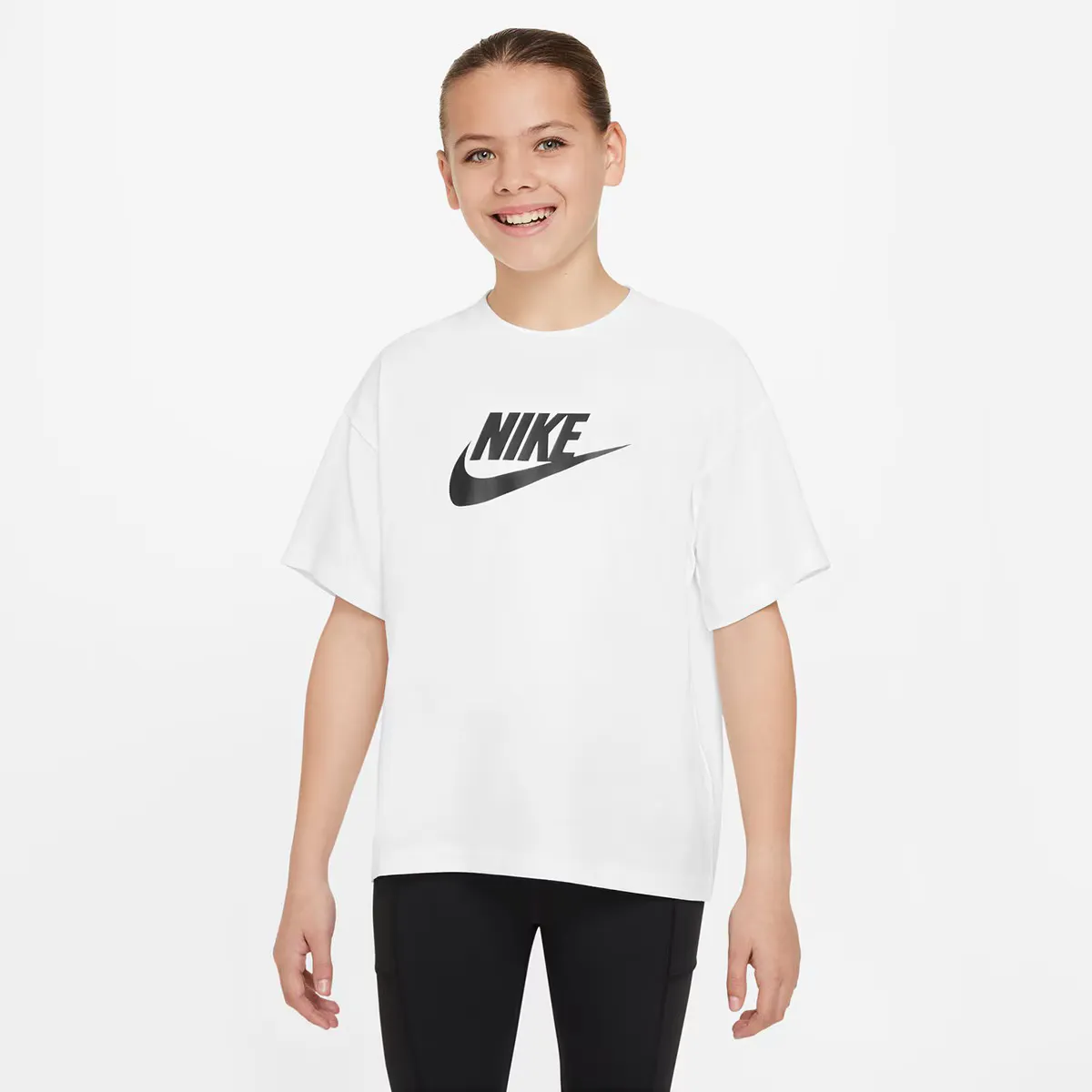 

Футболка для девочек Nike Sportswear, белый