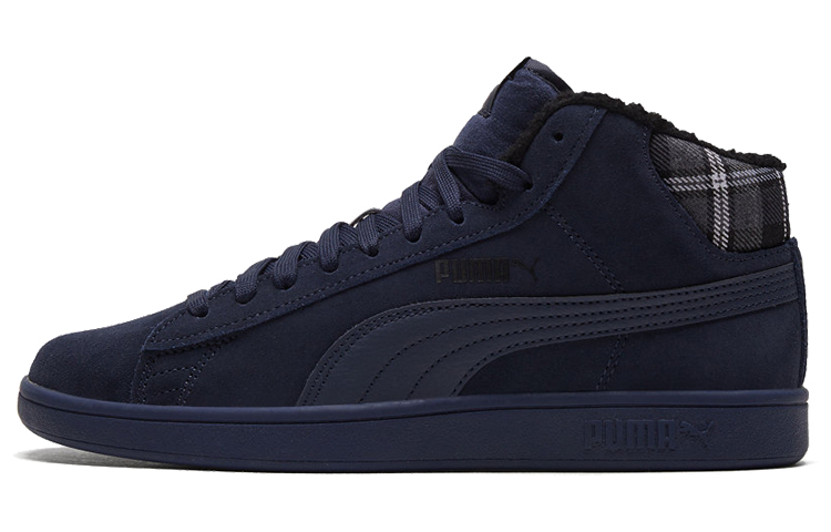 

Кроссовки PUMA Smash V2 Mid Wtr Fleece Blue/Black Mid Board Shoes