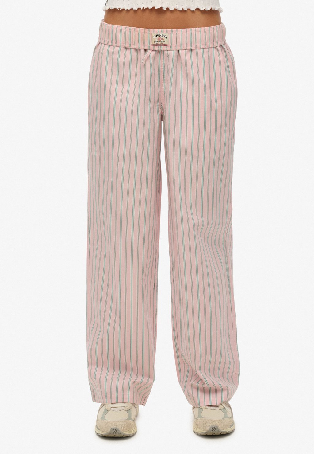 

Брюки STRIPE ELASTICATED Superdry, розовый