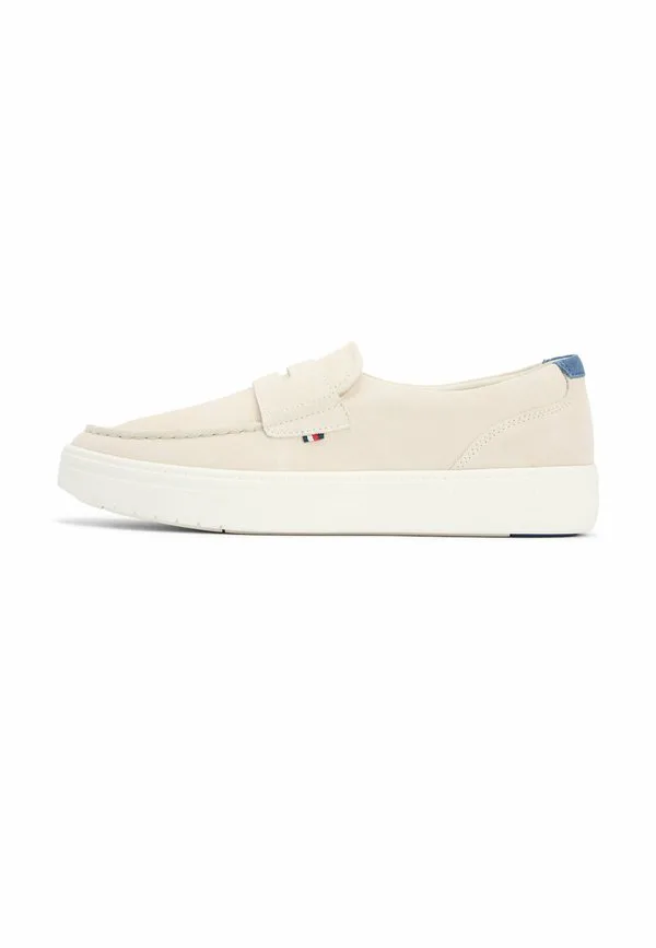 Легкие замшевые гибридные лоферы без шнурков Tommy Hilfiger, Classic Beige