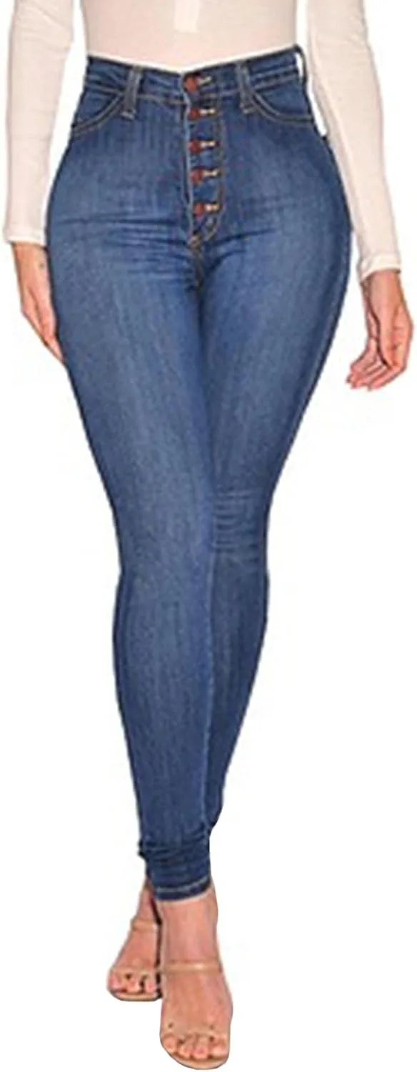 

SOMTHRON Женские джинсы High Rise Distressed Slim Punk, зауженные, с потертостями