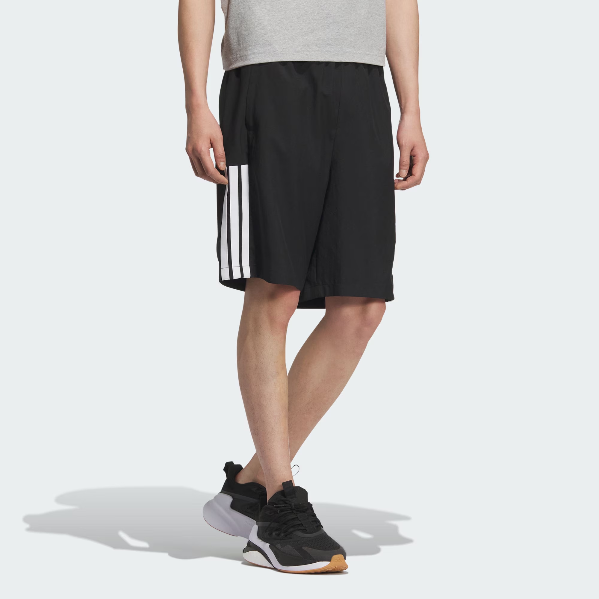 Основные шорты ss25 woven повседневные шорты men's Adidas, черный — фото 4