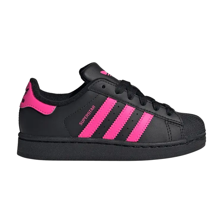

Кроссовки adidas Superstar 2 C 'Black Lucid Pink', черный