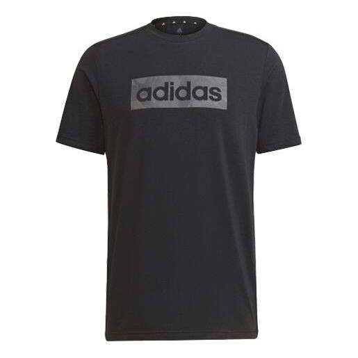 

Футболка Adidas Universal Graphic T-Shirt 'Black', черный