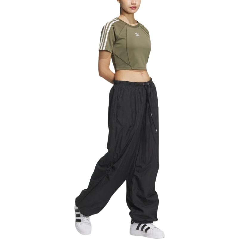 Футболка BABY TEE женская оливковая Strata Adidas Originals — фото 4