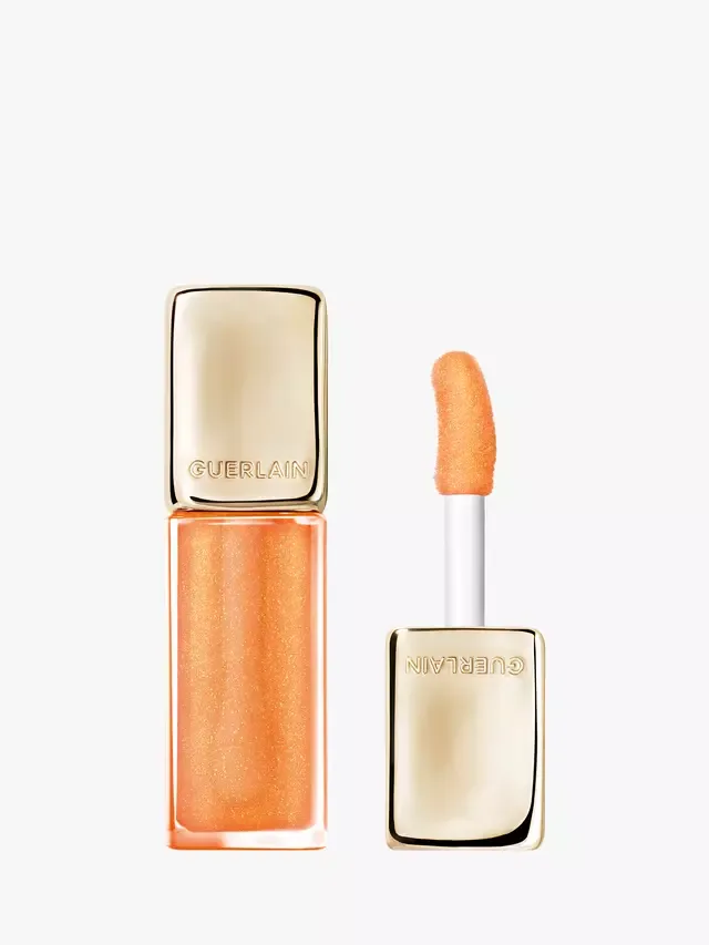 Бальзам для губ Guerlain — Kiss Kiss Bee Glow Oil, праздничная лимитированная серия , 389 Sparkling Peach