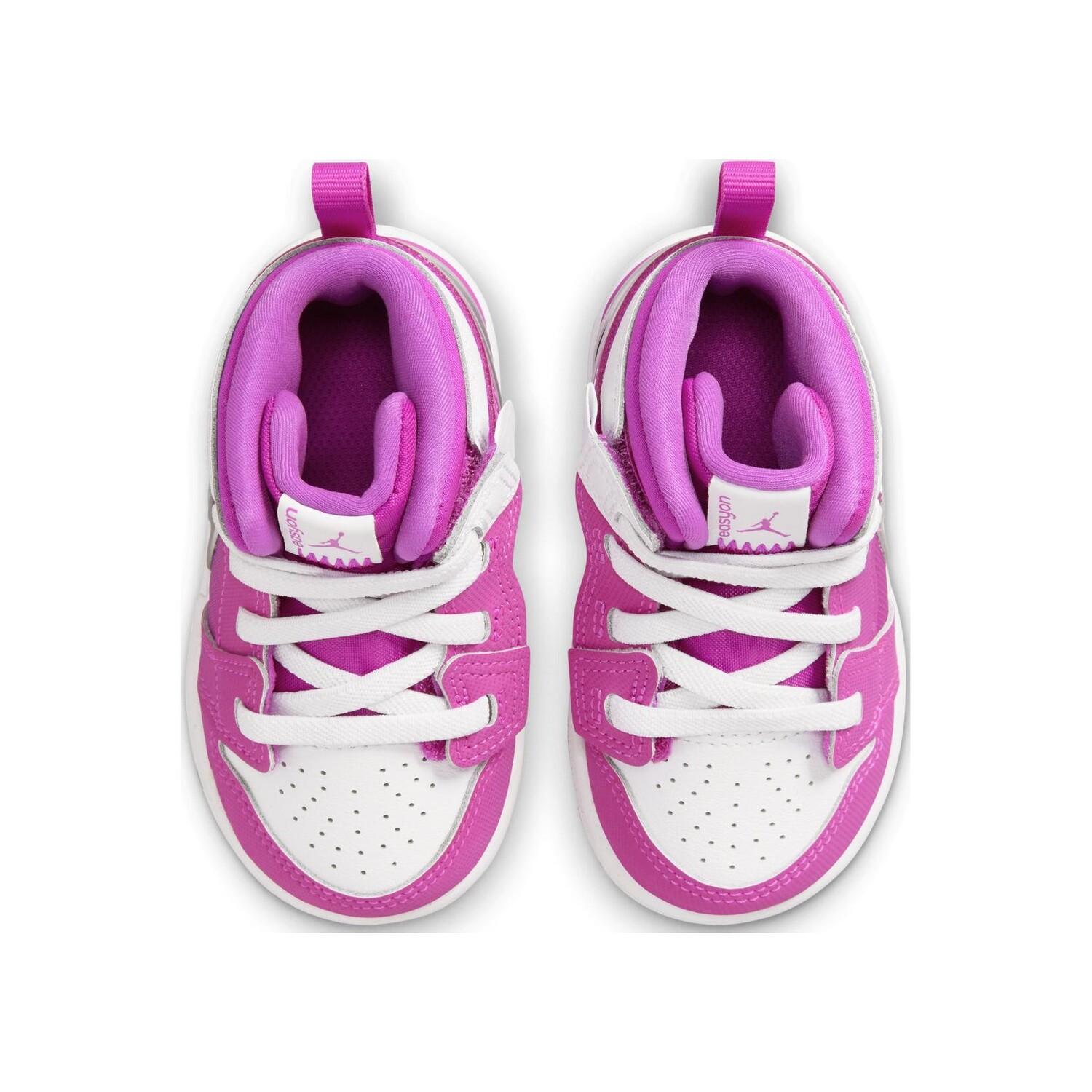 Кроссовки Air 1 Toddler TD Mid-top Flame Powder/белый Jordan, белый — фото 4