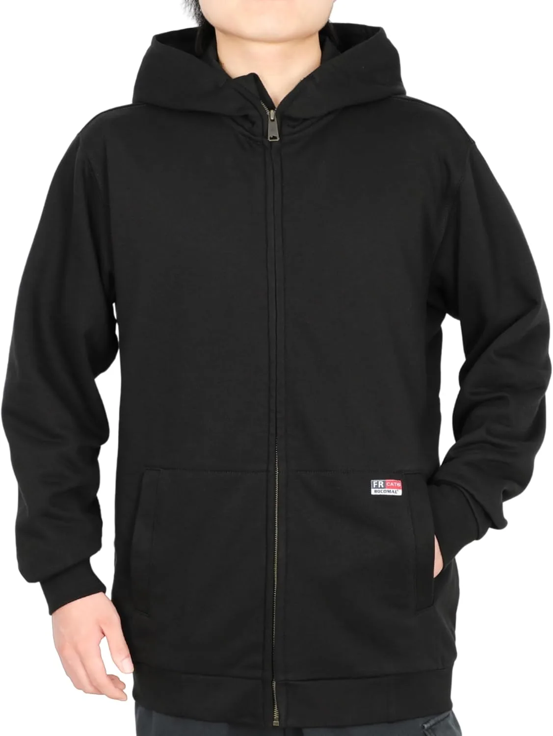 

BOCOMAL FR худи с молнией 12.5oz тяжелый вес Modacrylic Cotton постоянная огнестойкость
