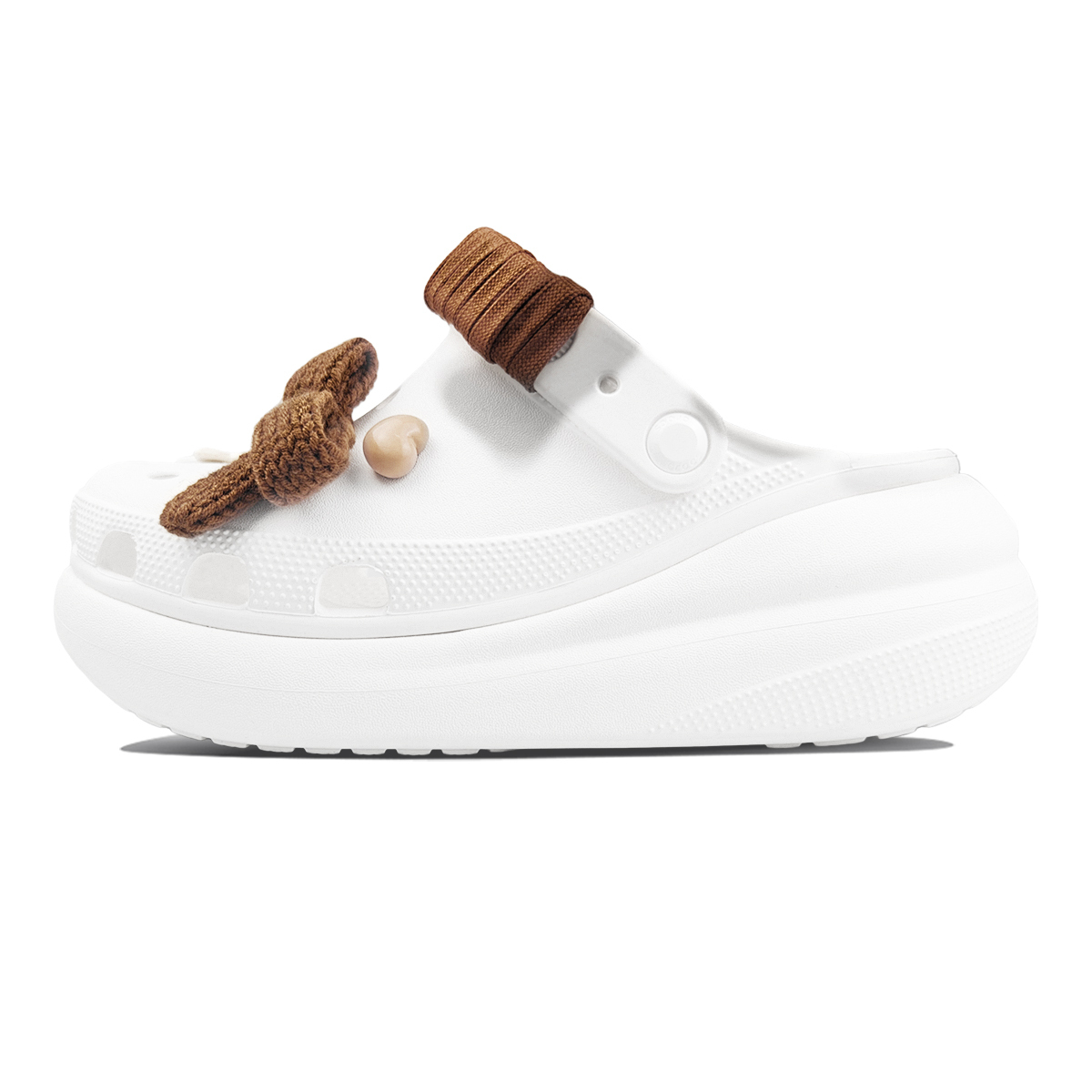 

Crocs Кроссовки Crush Clog BNK Bear Cookies унисекс белые - Bear Cookies, цвет Bear Cookies