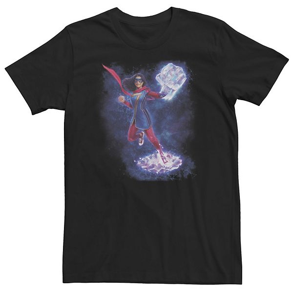 

Футболка Marvel Ms Marvel с большим кулаком Big & Tall Licensed Character