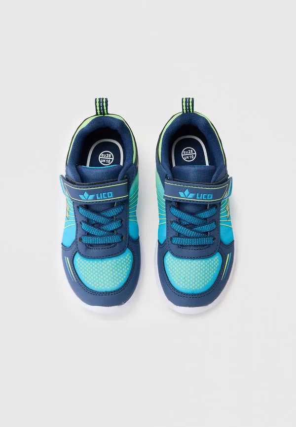 Кроссовки унисекс blinky boy Lico, Navy/Lemon/Blue — фото 4