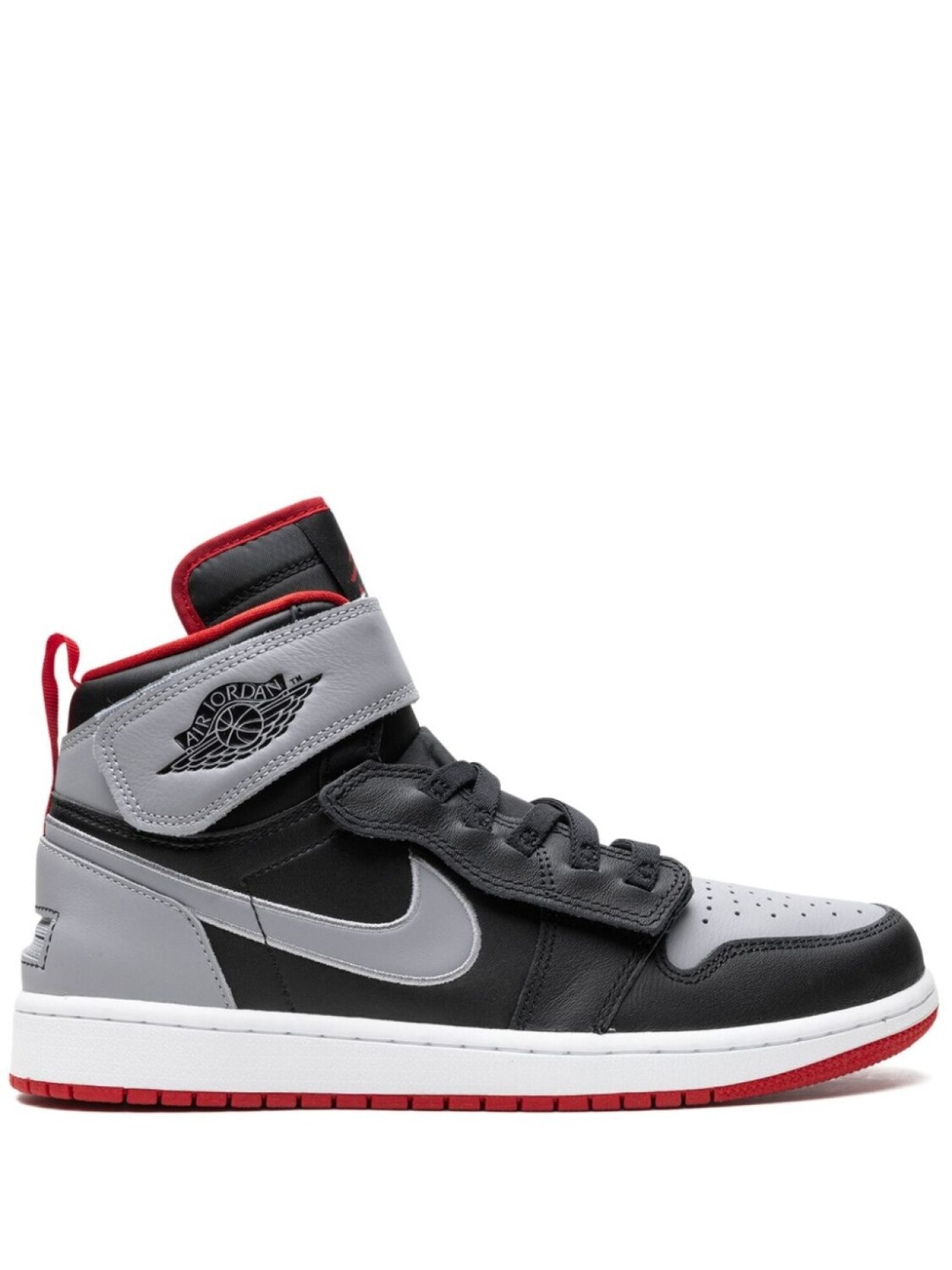 

Кроссовки Air 1 High FlyEase Black Cement Jordan, серый