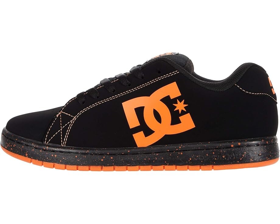Кроссовки DC Gaveler Casual Low Top Skate Shoes Sneakers, цвет Black/Orange — фото 4