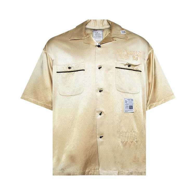 

Рубашка Maison Mihara Yasuhiro Bowling Short-Sleeve Shirts, Yellow