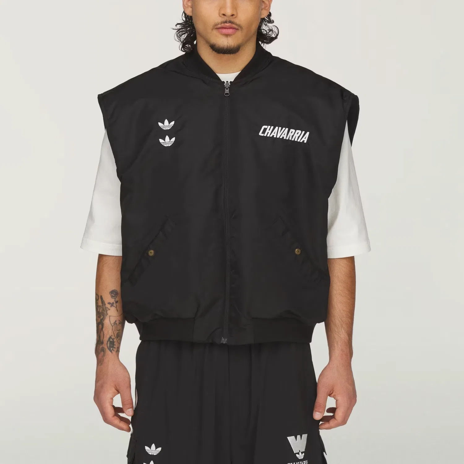 Жилет Adidas Originals x Willy Chavarria DOWN, черный