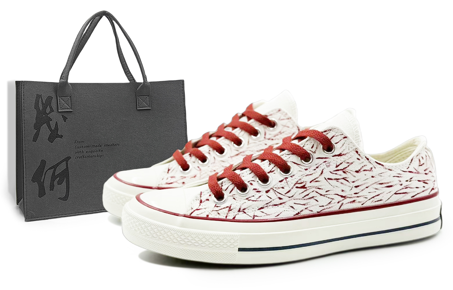 

Chunck 70 устойчивые к истиранию низкие кеды Unisex белый Converse, Scarlet