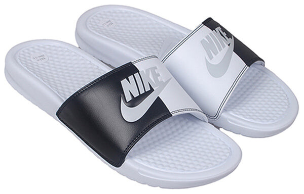 Тапочки benassi jdi slides 'pure platinum' Nike, белый — фото 3