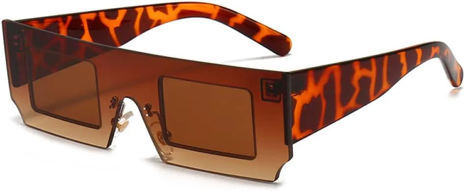 

Панк-солнцезащитные очки для мужчин, стимпанк-солнцезащитные очки для женщин, солнцезащитные очки UV400 для вождения, ретро-очки, черные и коричневые LANGSER, 2