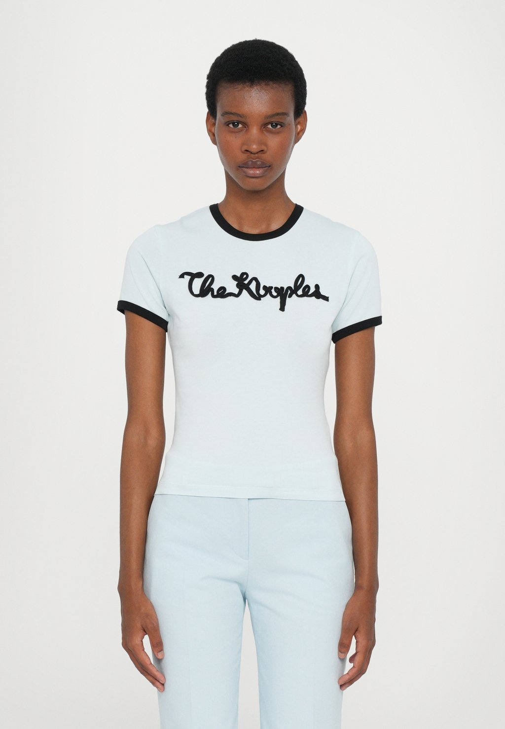 

Футболка с принтом The Kooples, светло-голубой