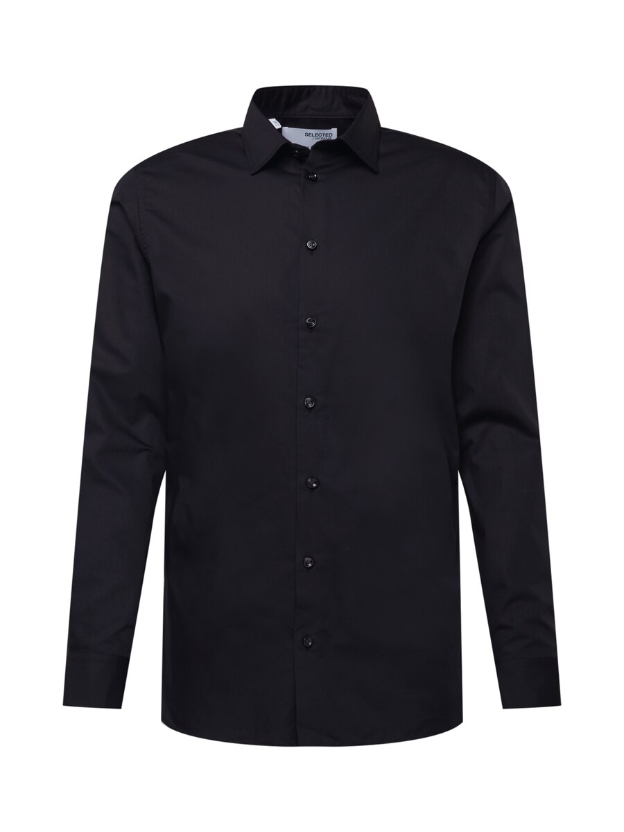 

Рубашка Slim Fit на пуговицах SELECTED Ethan, черный