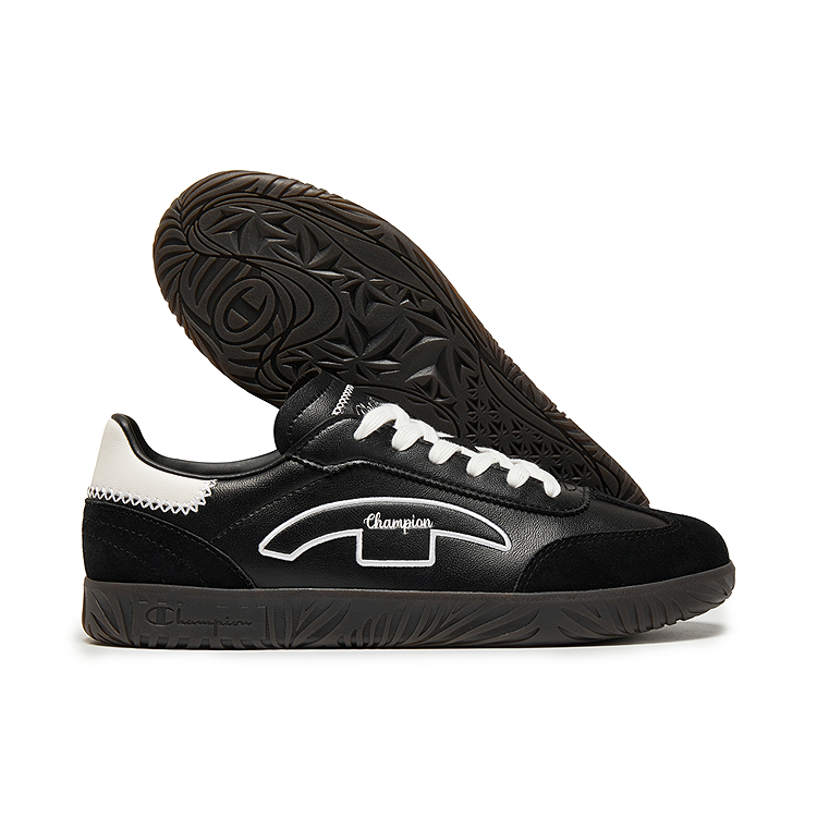 Champion Немецкие армейские кеды T Trainers 2.0 Champ T Trainer V2 Balance Лоу-топ скейтборд обувь мужские черный/молочный белый, цвет Black/Milk White — фото 3