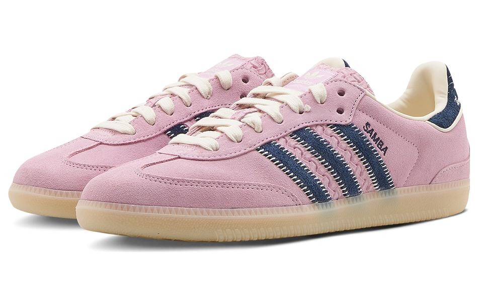 Adidas originals Samba Обувь для скейтбординга унисекс, Розовый и Синий — фото 3