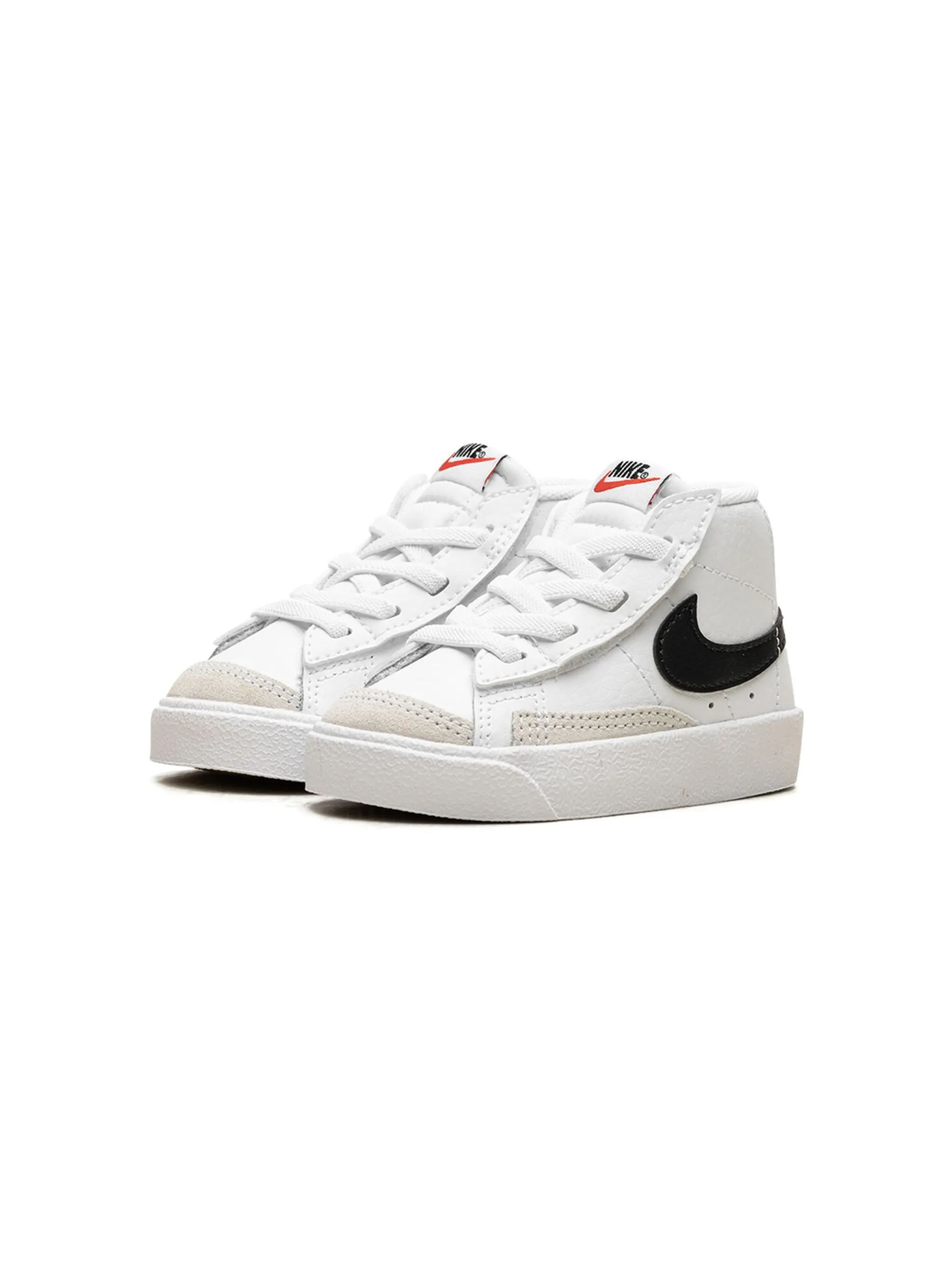 Кеды Blazer Mid 77 White/Black Nike Kids, белый — фото 2