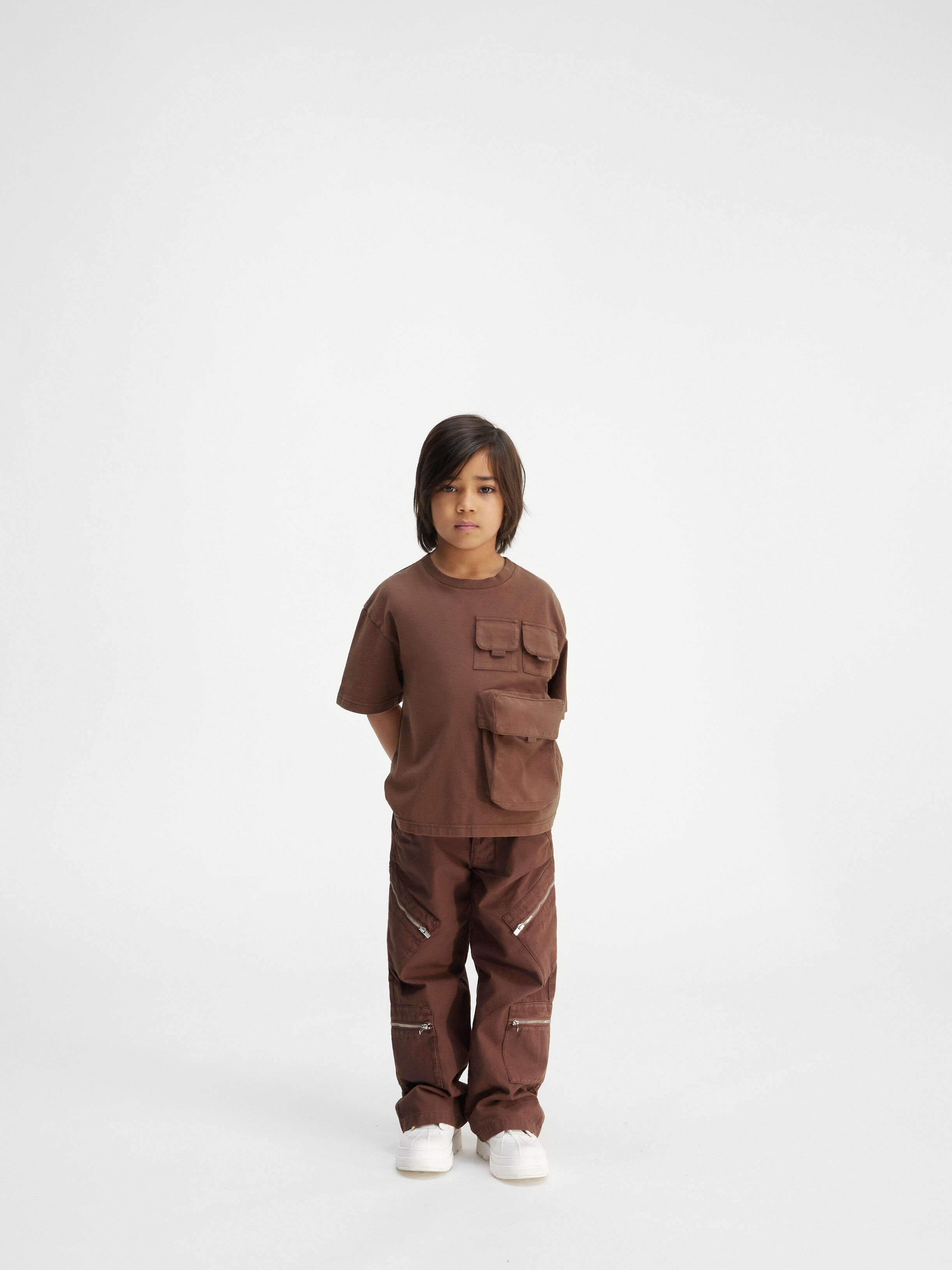 

Футболка утилитарного назначения JACQUEMUS The Bolso kids' t-shirt, темно-коричневый