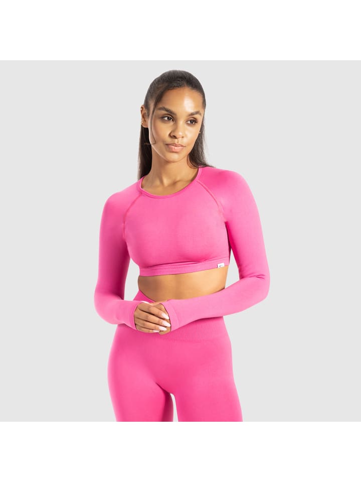 

SMILODOX Футболка с длинными рукавами Linnea розового цвета, Розовый, SMILODOX Футболка с длинными рукавами Linnea розового цвета