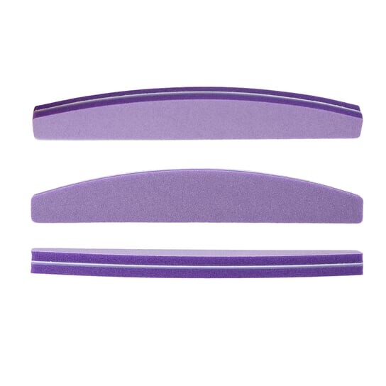 Полировщик для ногтей, лодочка, фиолетовый, 100/180 Tools For Beauty — фото 2