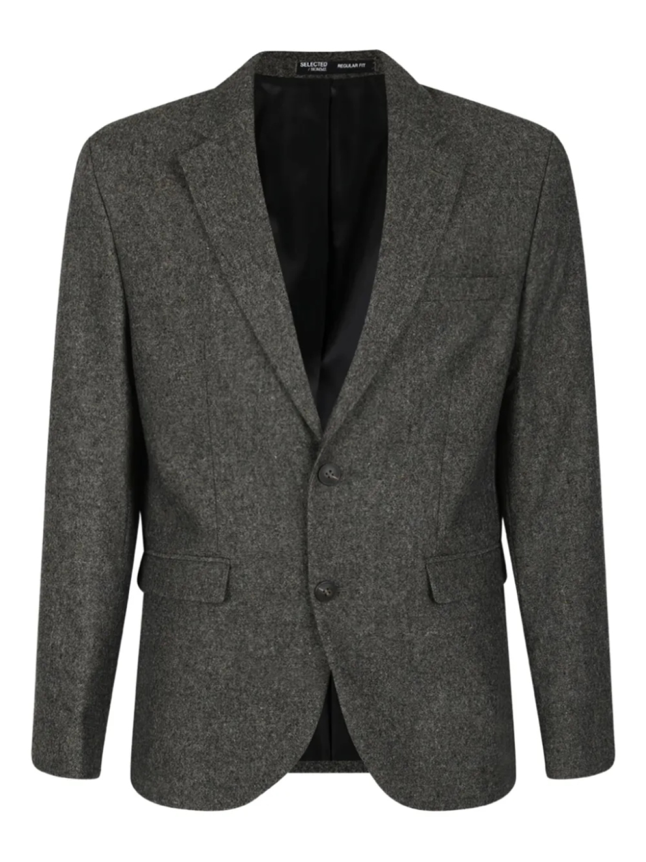 

Однобортный блейзер Selected Femme, серый