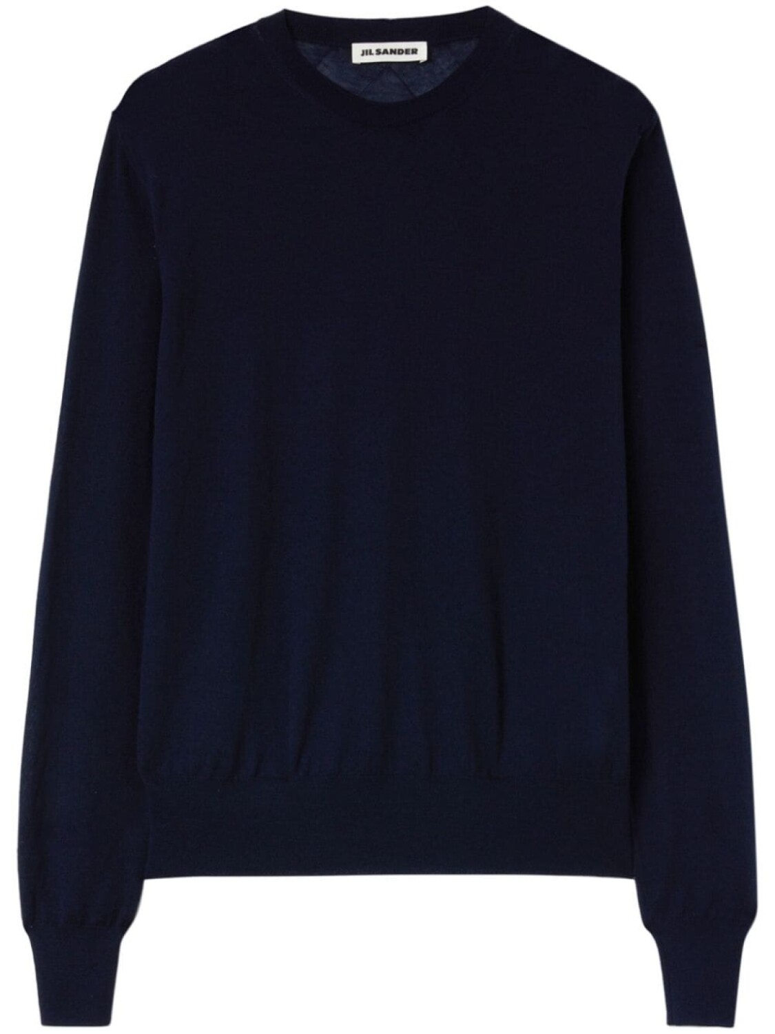 

Jil Sander кашемировый джемпер с круглым вырезом, синий